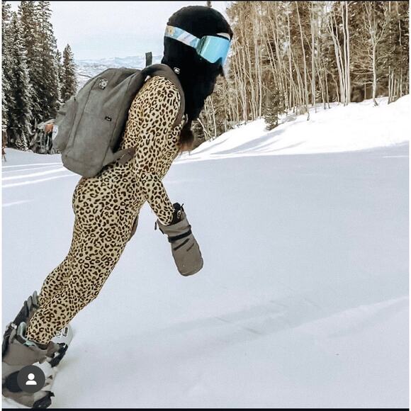 Racysuits Ski Suit in Leopard Print size S - Picture 2 of 11